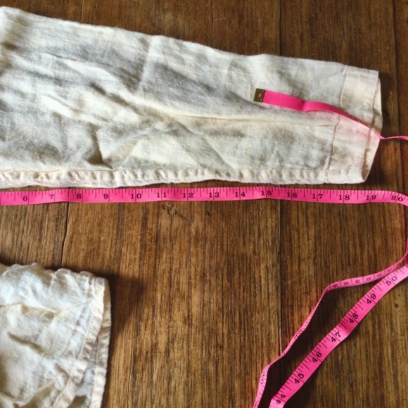 Flax 100% Linen button up shirt MEDIUM - Picture 12 of 14